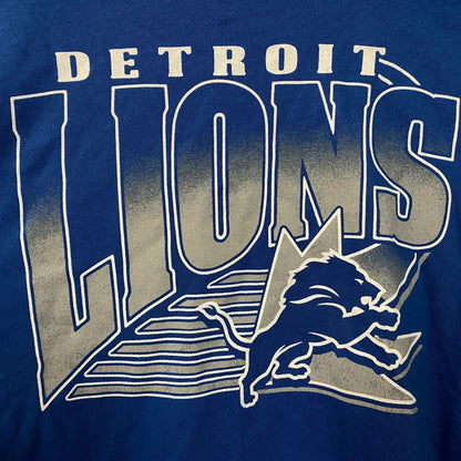 Junk Food Clothing Detroit Lions Vintage Style Women's Tee Large