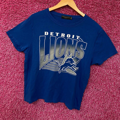 Junk Food Clothing Detroit Lions Vintage Style Women's Tee Large