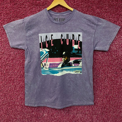 Ice Cube It Was A Good Day Lavender Graphic T-Shirt Large