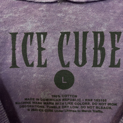 Ice Cube It Was A Good Day Lavender Graphic T-Shirt Large