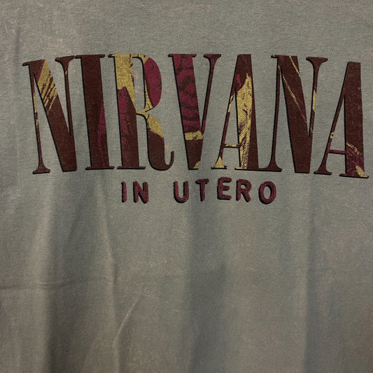 Nirvana In Utero Album Grunge Band T-Shirt Large