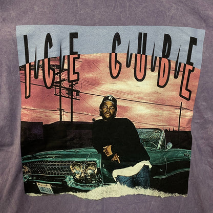Ice Cube It Was A Good Day Lavender Graphic T-Shirt Medium