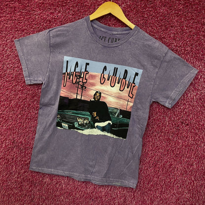 Ice Cube It Was A Good Day Lavender Graphic T-Shirt Medium