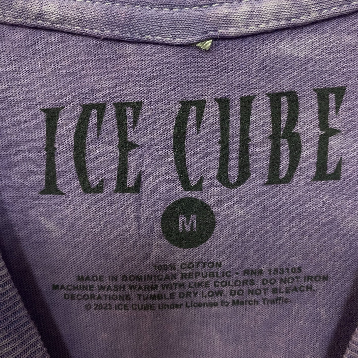 Ice Cube It Was A Good Day Lavender Graphic T-Shirt Medium