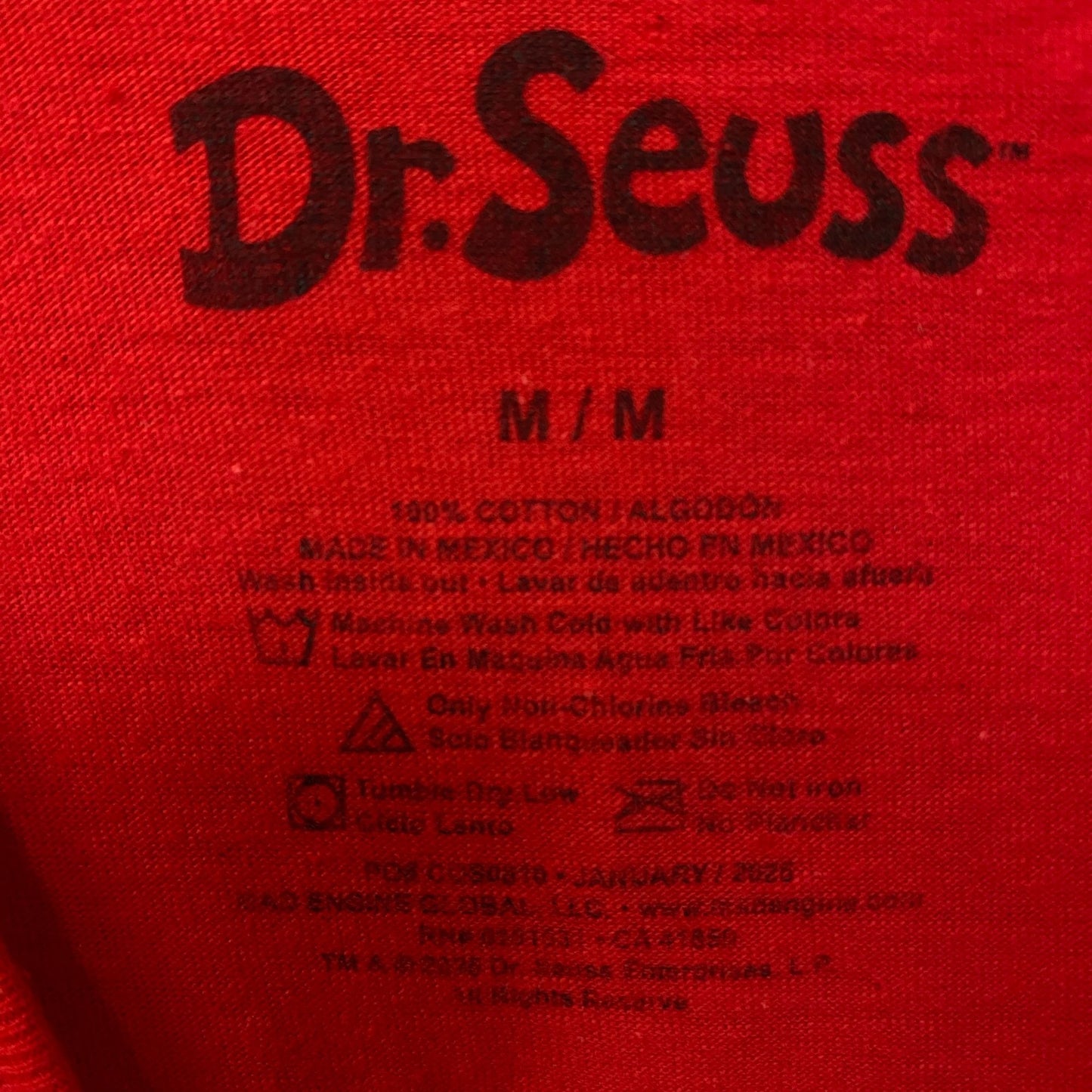 Dr. Seuss The Cat in The Hat Thing 2 T-shirt Medium