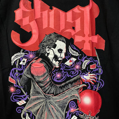 Ghost Cardinal Copia Crystal Ball Cards Heavy Metal Rock T-Shirt Medium