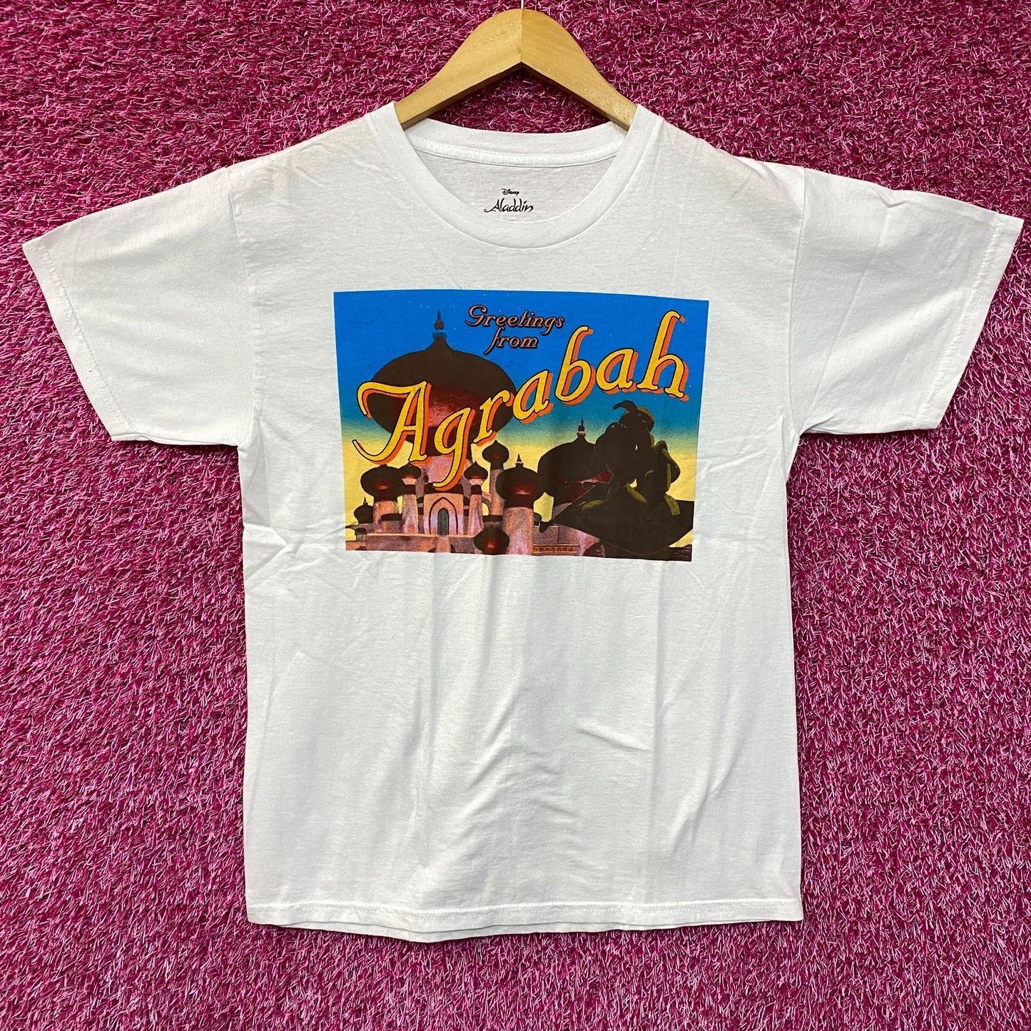 Agrabah Disney Aladdin greetings from Agrabah White T-Shirt Small