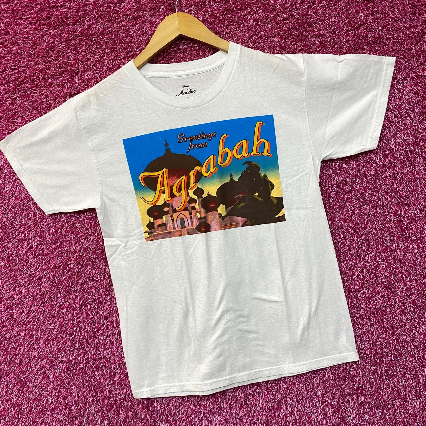 Agrabah Disney Aladdin greetings from Agrabah White T-Shirt Small