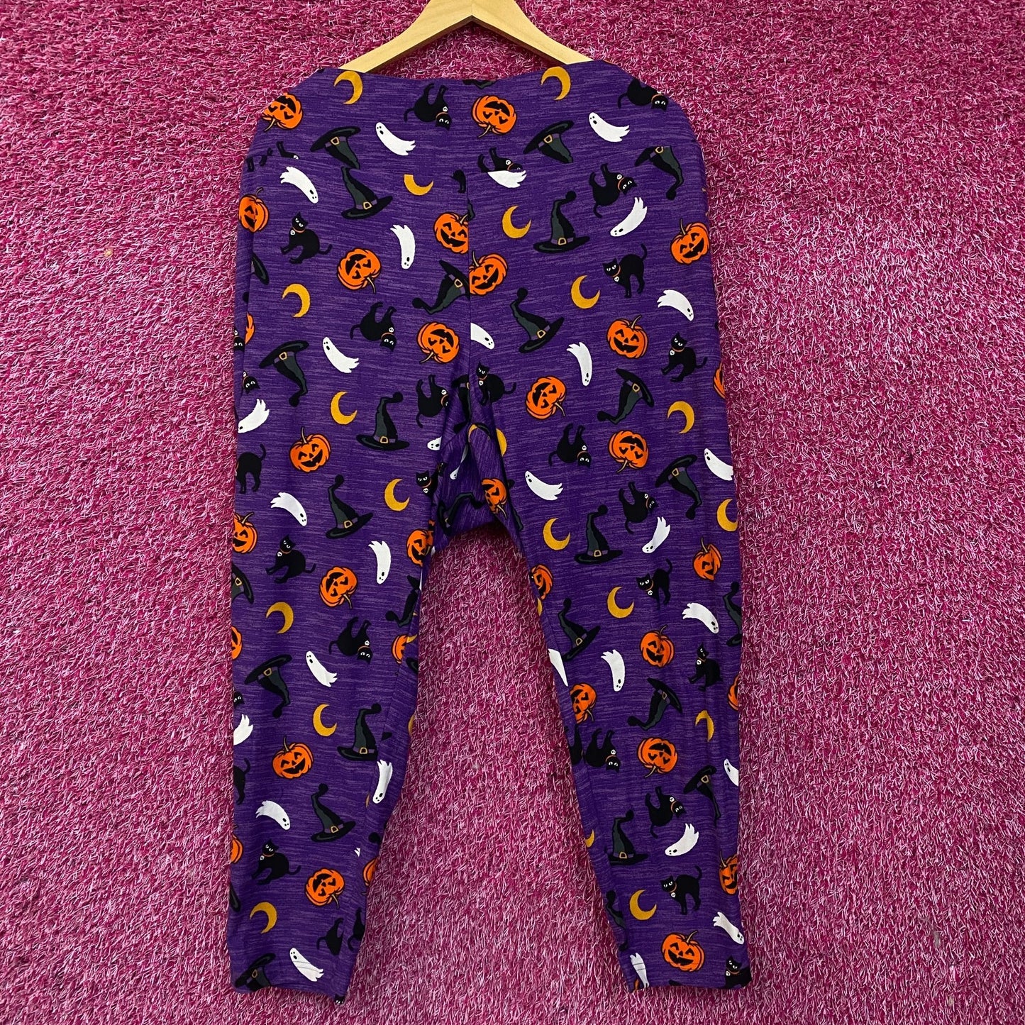 Terra & Sky Halloween-Themed Purple Leggings 4X