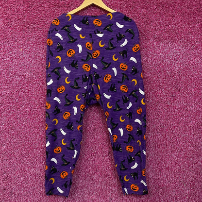 Terra & Sky Halloween-Themed Purple Leggings 4X