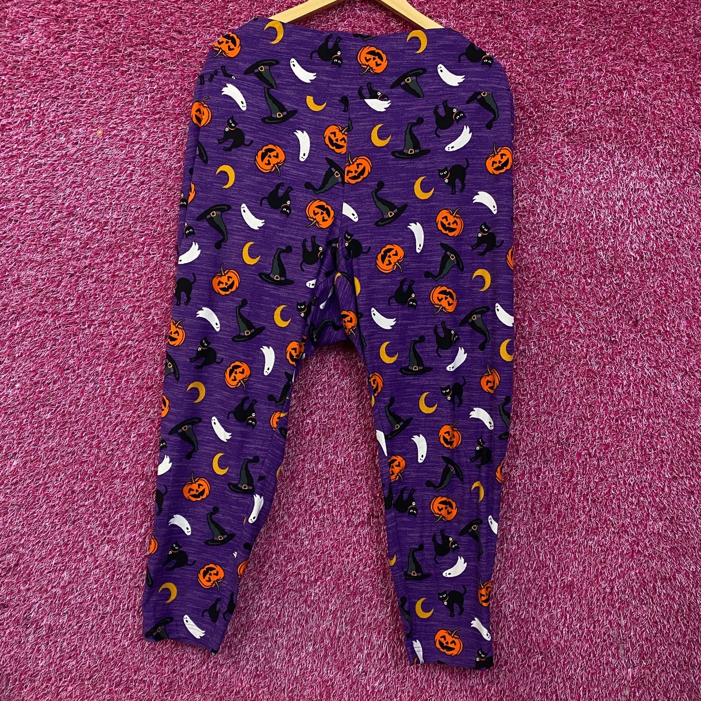 Terra & Sky Halloween-Themed Purple Leggings 4X