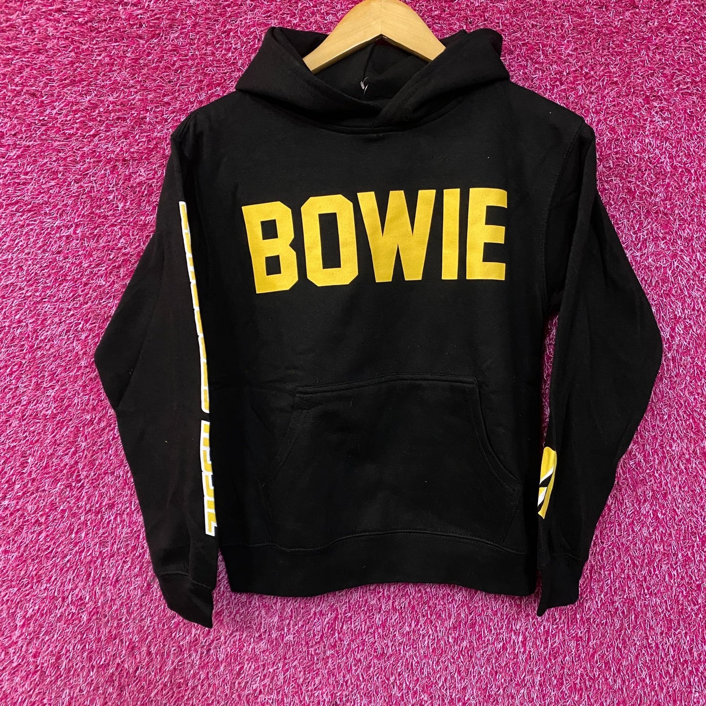 David Bowie Ziggy Stardust Black Women's Hoodie size XS