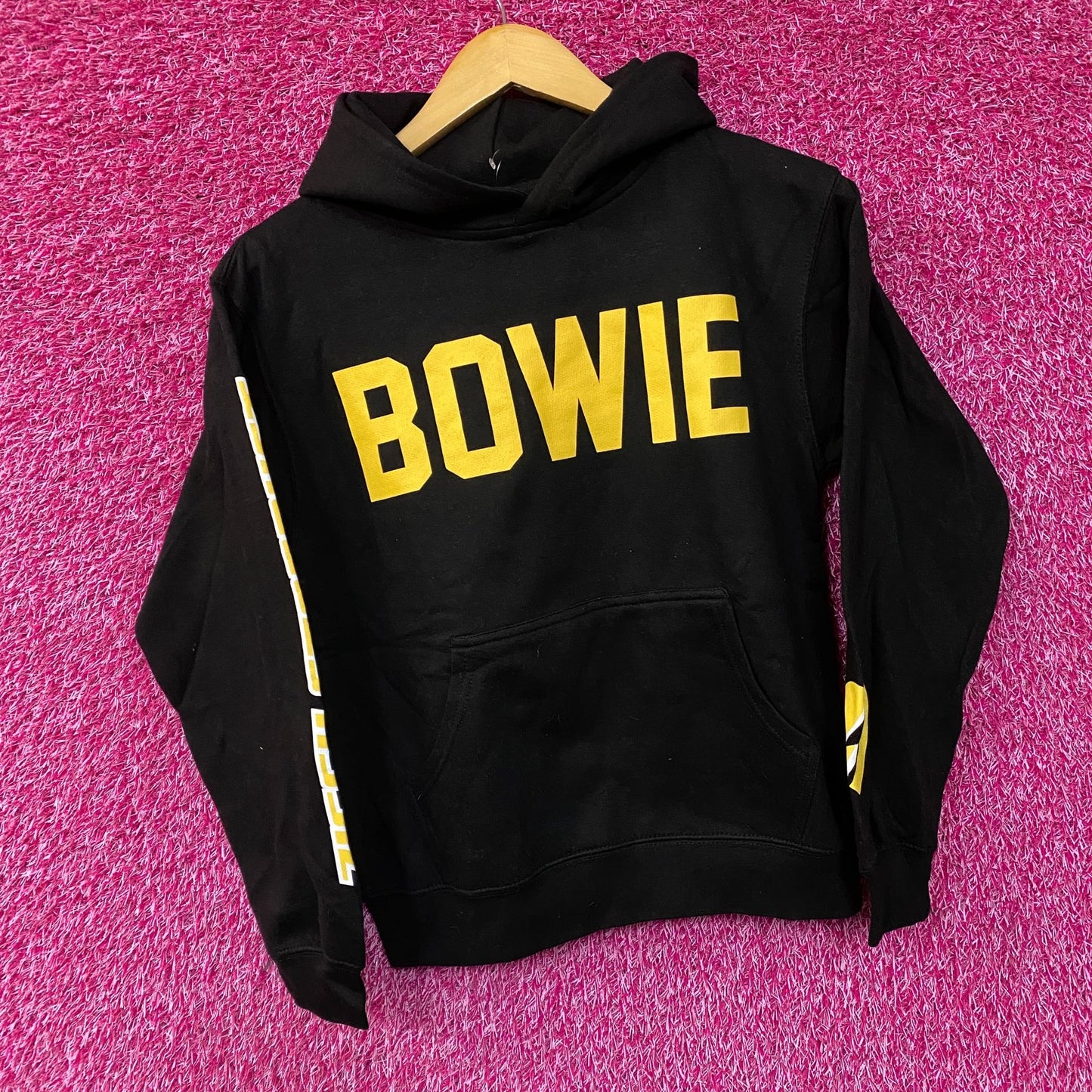 David Bowie Ziggy Stardust Black Women's Hoodie size XS