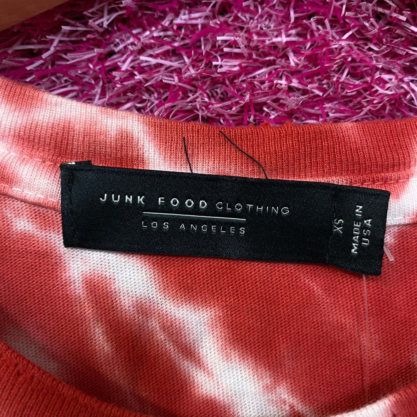 Junk Food Budweiser King Of Beer Logo Tie Dye Flea Market Tee XS