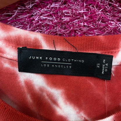 Junk Food Budweiser King Of Beer Logo Tie Dye Flea Market Tee XS