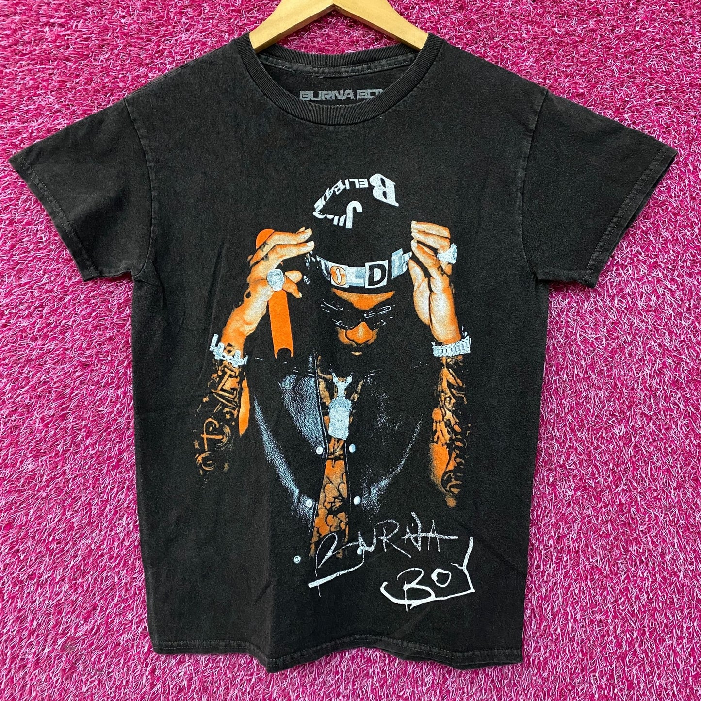 Burna Boy I Told Them Tour Graphic Design T-Shirt Extra Small