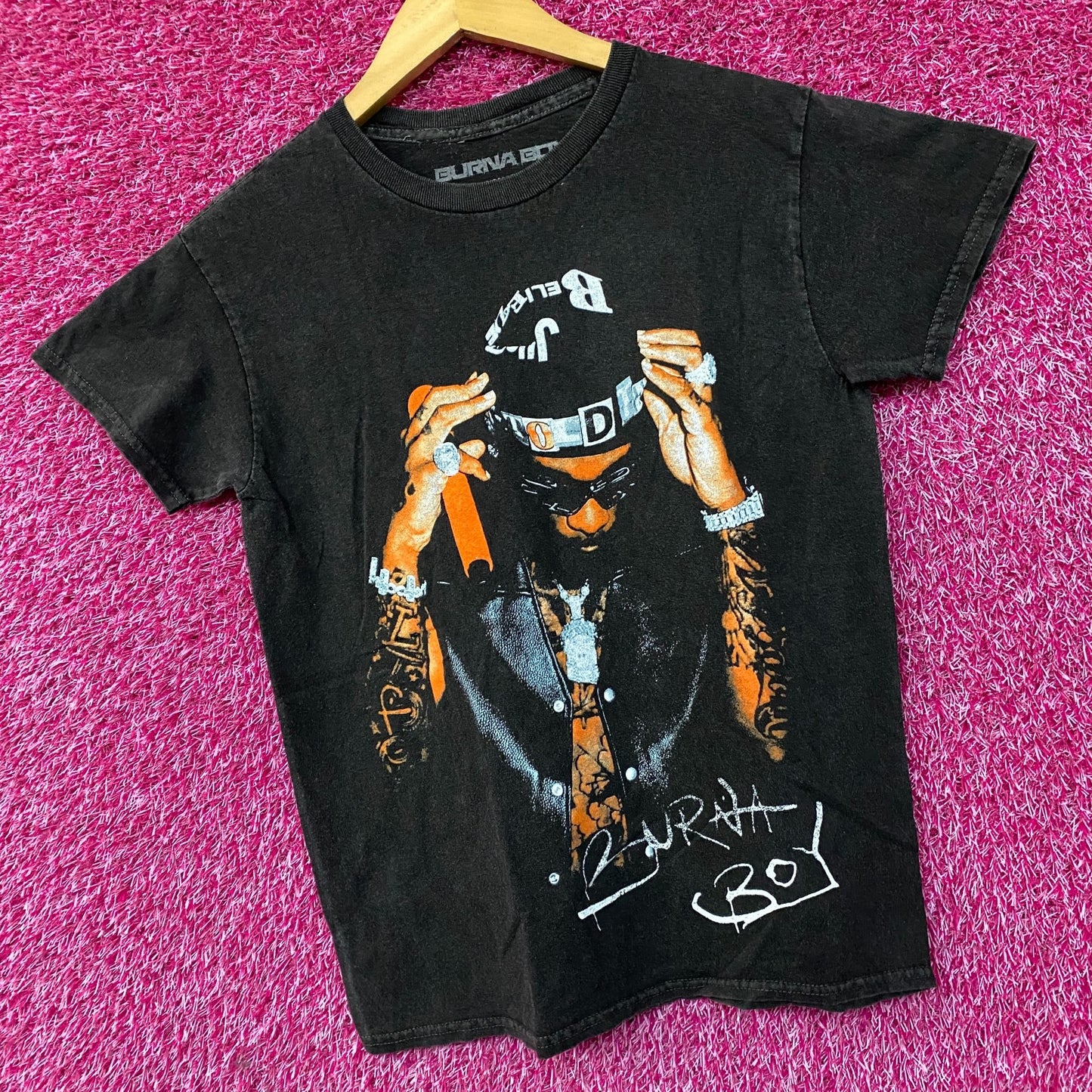 Burna Boy I Told Them Tour Graphic Design T-Shirt Extra Small