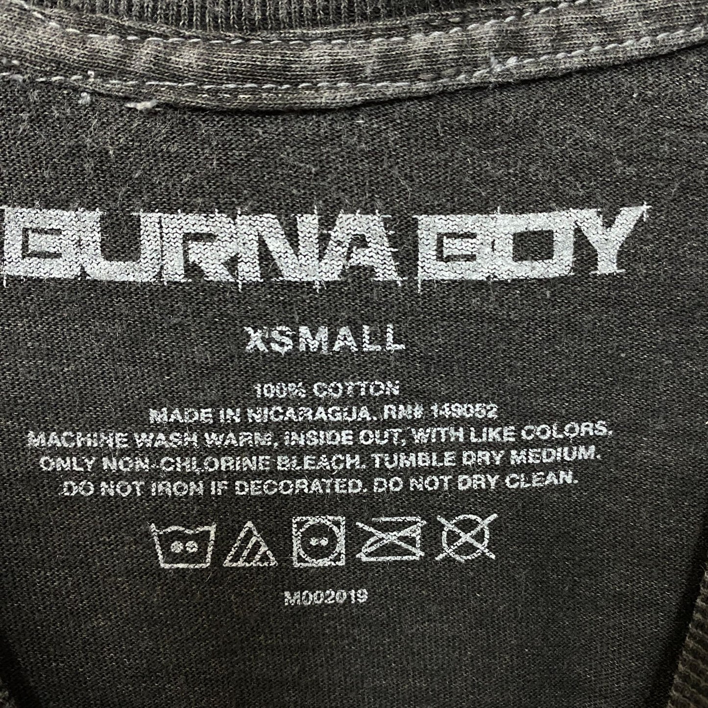 Burna Boy I Told Them Tour Graphic Design T-Shirt Extra Small