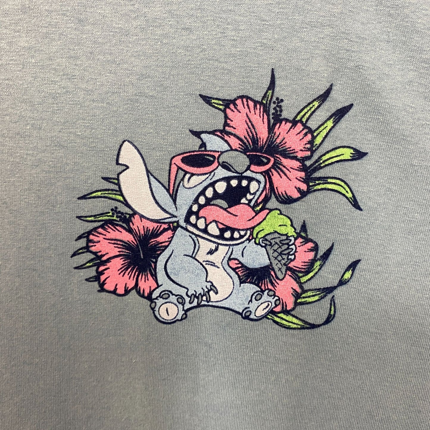 Disney Lilo & Stitch Summer Daze Blue T-Shirt XL