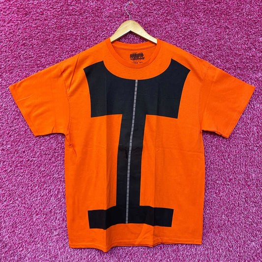Naruto shippuden anime orange Tshirt size Extra Large