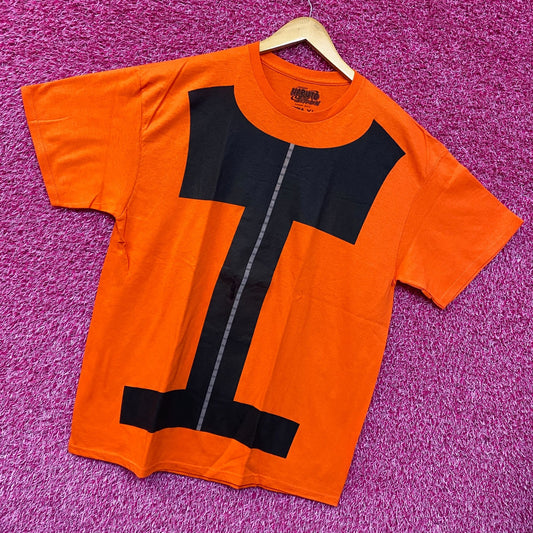 Naruto shippuden anime orange Tshirt size Extra Large