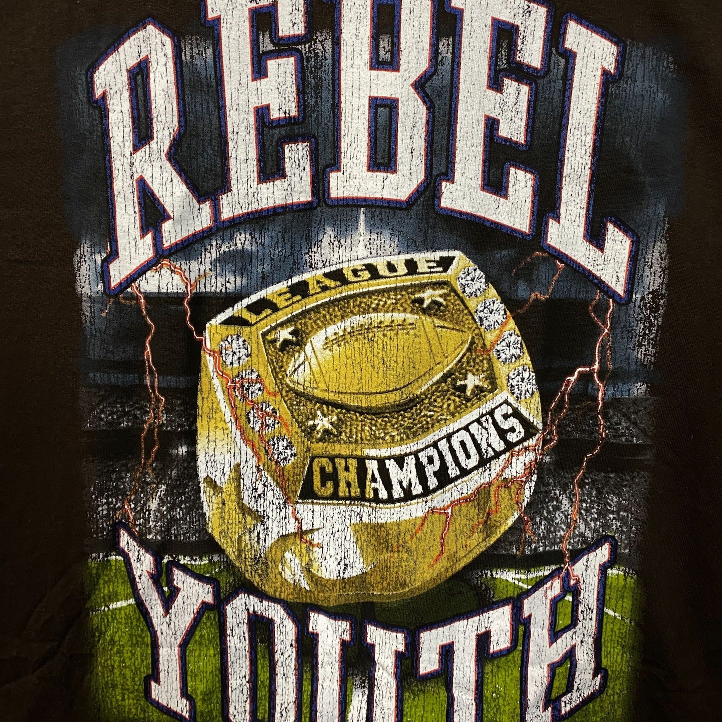 PacSun "Rebel Youth" League Champions Graphic T-Shirt Medium