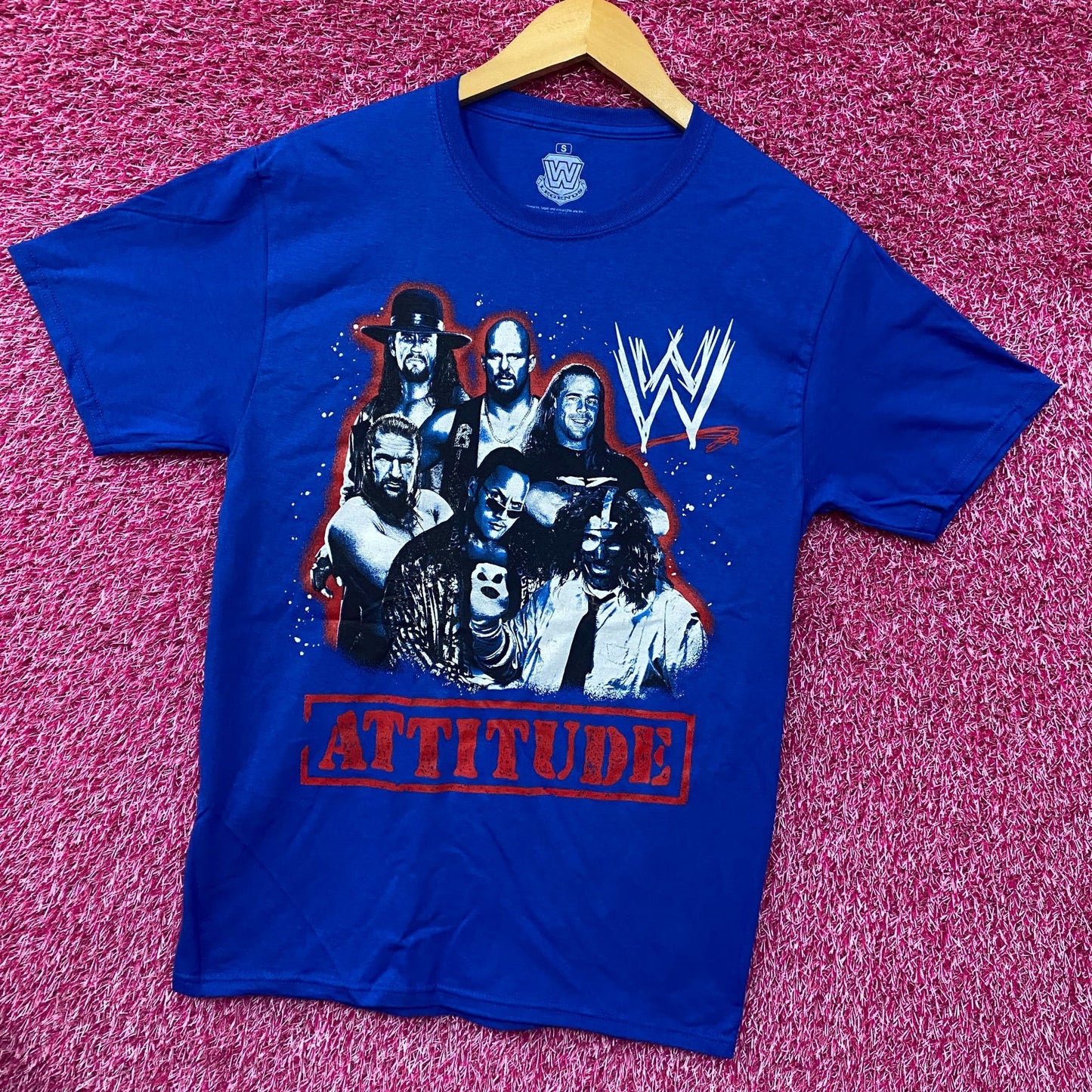 WWE Attitude Era  Graphic Design T-shirt Small