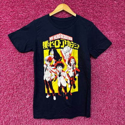 My Hero Academia Izuku Midoriya and Friends Anime T-Shirt Small