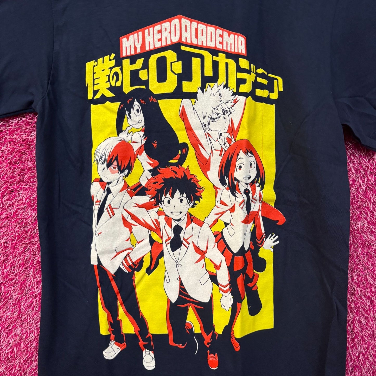 My Hero Academia Izuku Midoriya and Friends Anime T-Shirt Small