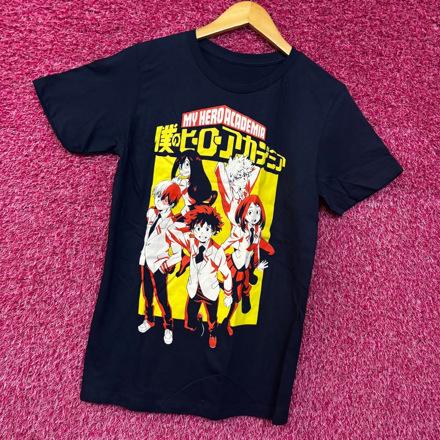 My Hero Academia Izuku Midoriya and Friends Anime T-Shirt Small