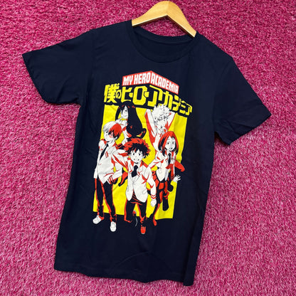 My Hero Academia Izuku Midoriya and Friends Anime T-Shirt Small