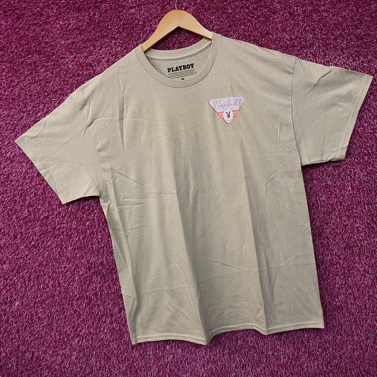Playboy "Hop To It" Retro Graphic T-Shirt XL