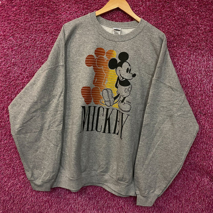 Junk Food x Disney Mickey Mouse Shadow Graphic Crewneck Sweatshirt 2XL