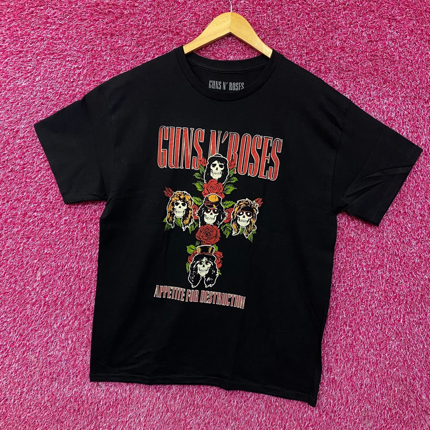 Guns N' Roses Appetite for Destruction Rock Band T-Shirt Large
