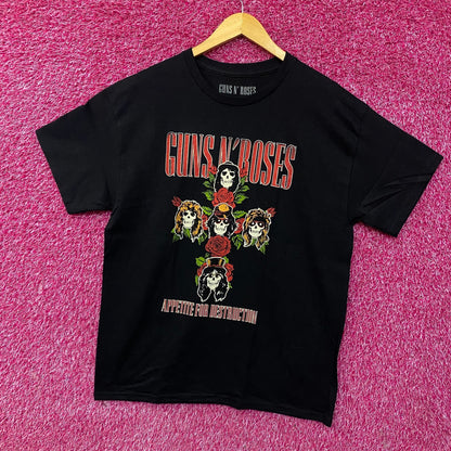 Guns N' Roses Appetite for Destruction Rock Band T-Shirt Large