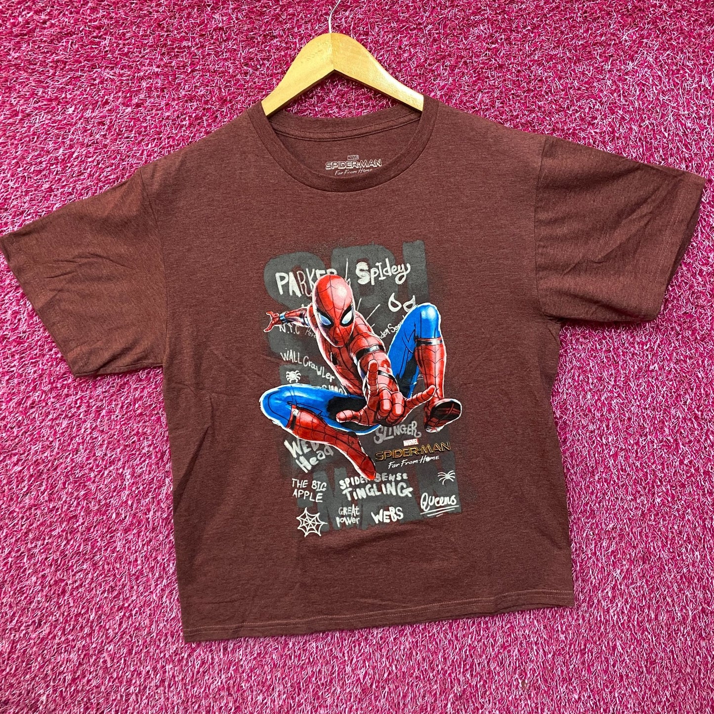 Marvel Spider-Man Far From Home Graphic Design T-Shirt XL