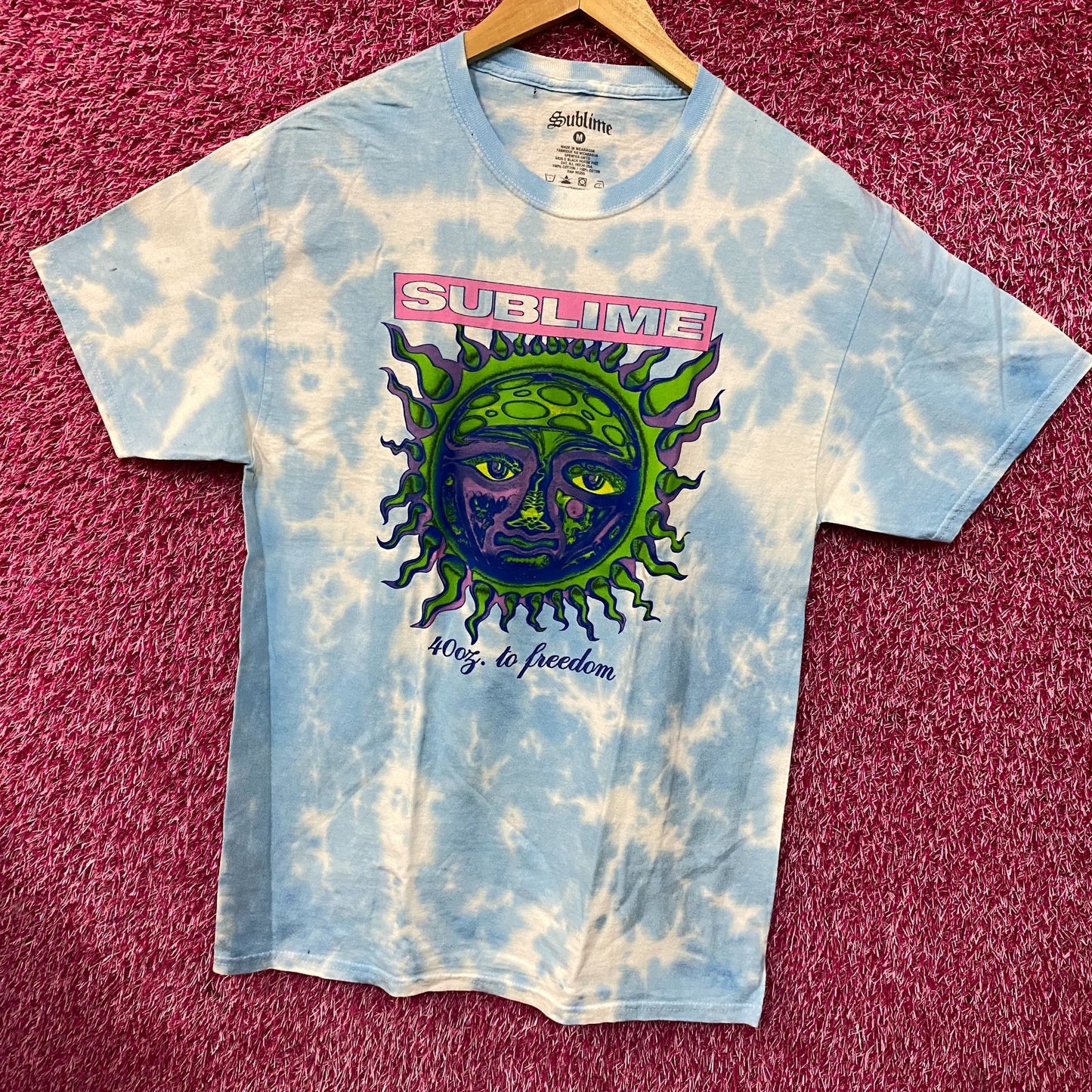 Sublime "40oz to Freedom" Tie-Dye T-Shirt Medium