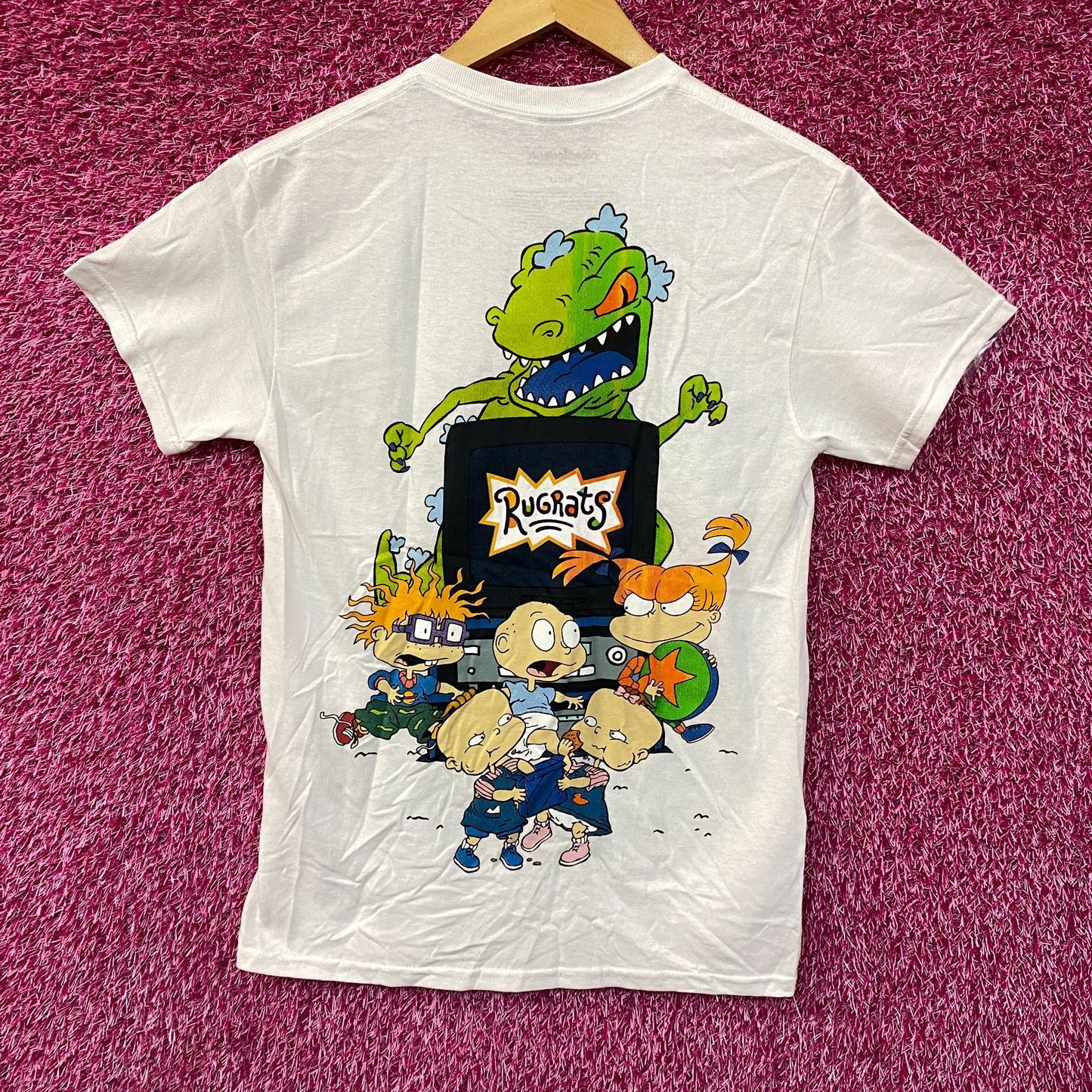 Nickelodeon Rugrats and Reptar Graphic Design T-Shirt Small