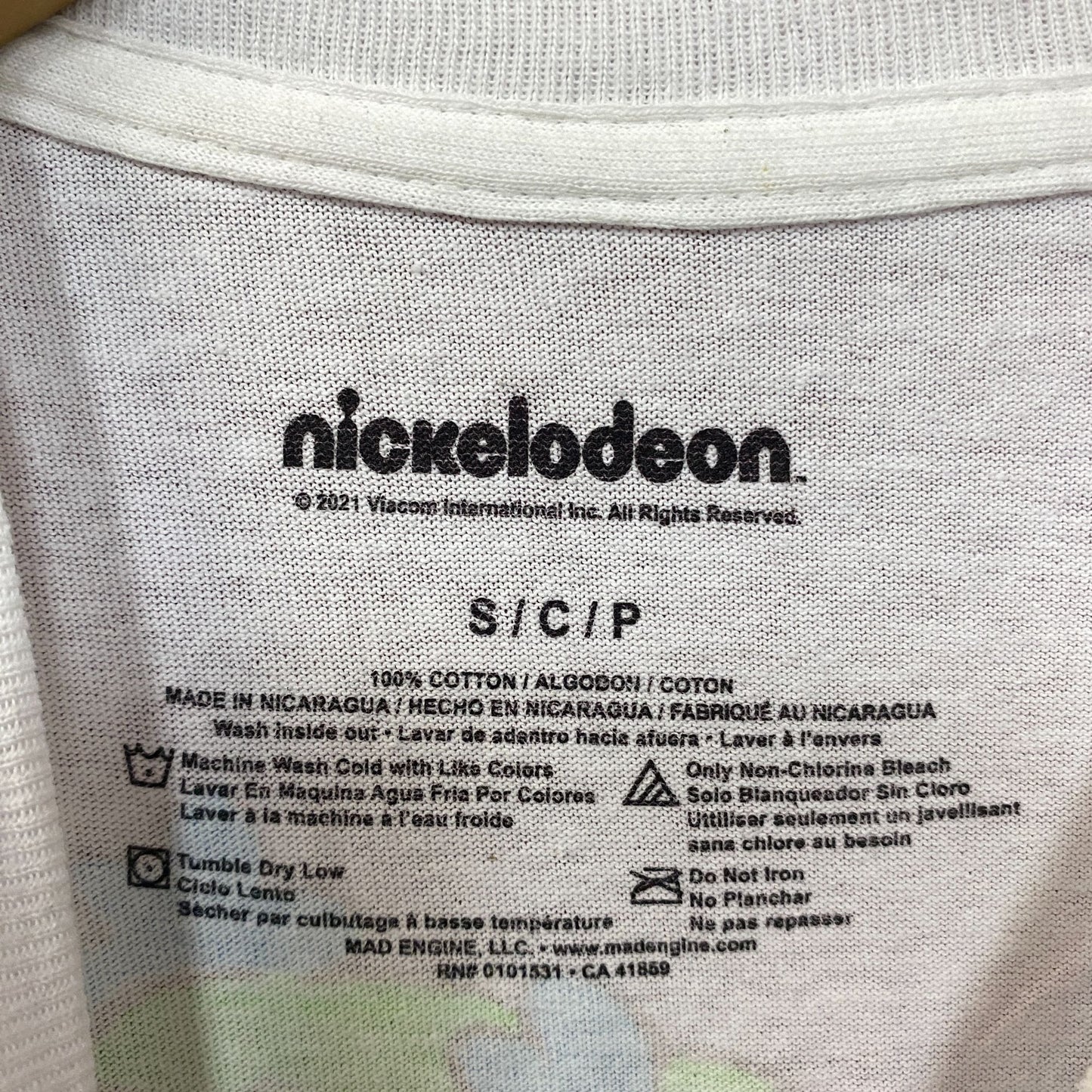 Nickelodeon Rugrats and Reptar Graphic Design T-Shirt Small