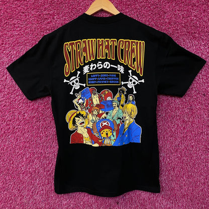 One Piece Thousand Sunny Straw Hat Anime T-Shirt Medium