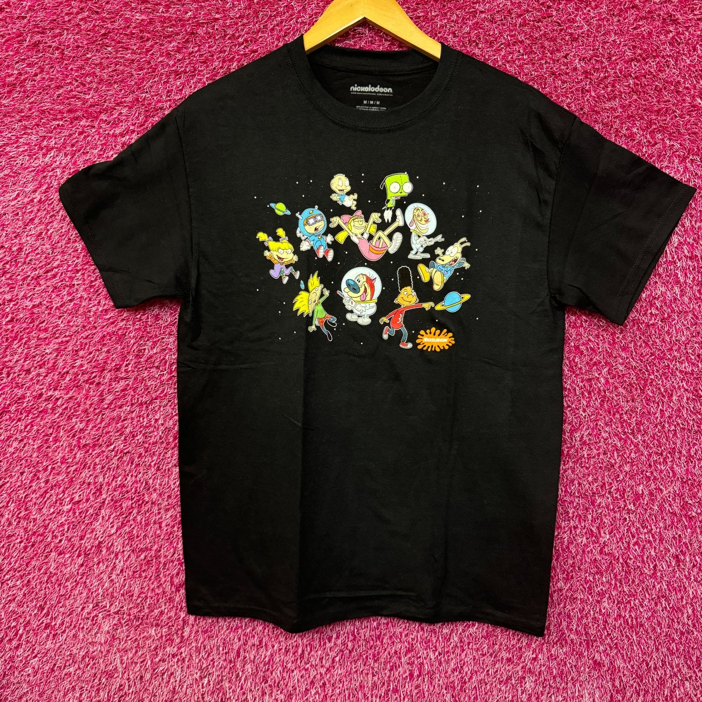 The Best of Nicktoons in Outer Space Nickelodeon Tee M