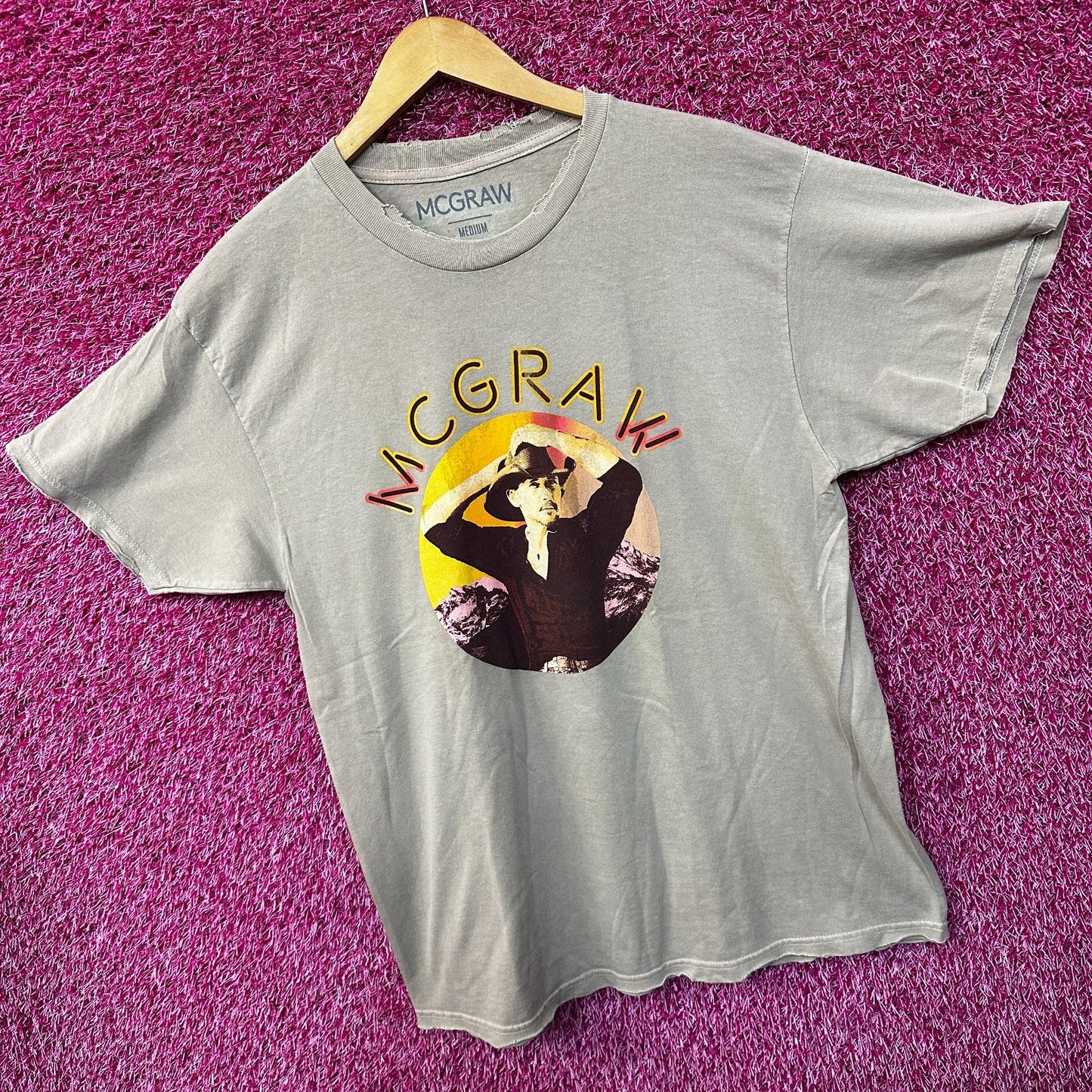 Tim McGraw Country Distressed Tshirt size Medium