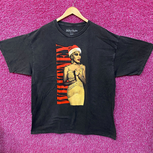 Whitney Houston One Wish For Christmas T-Shirt XL