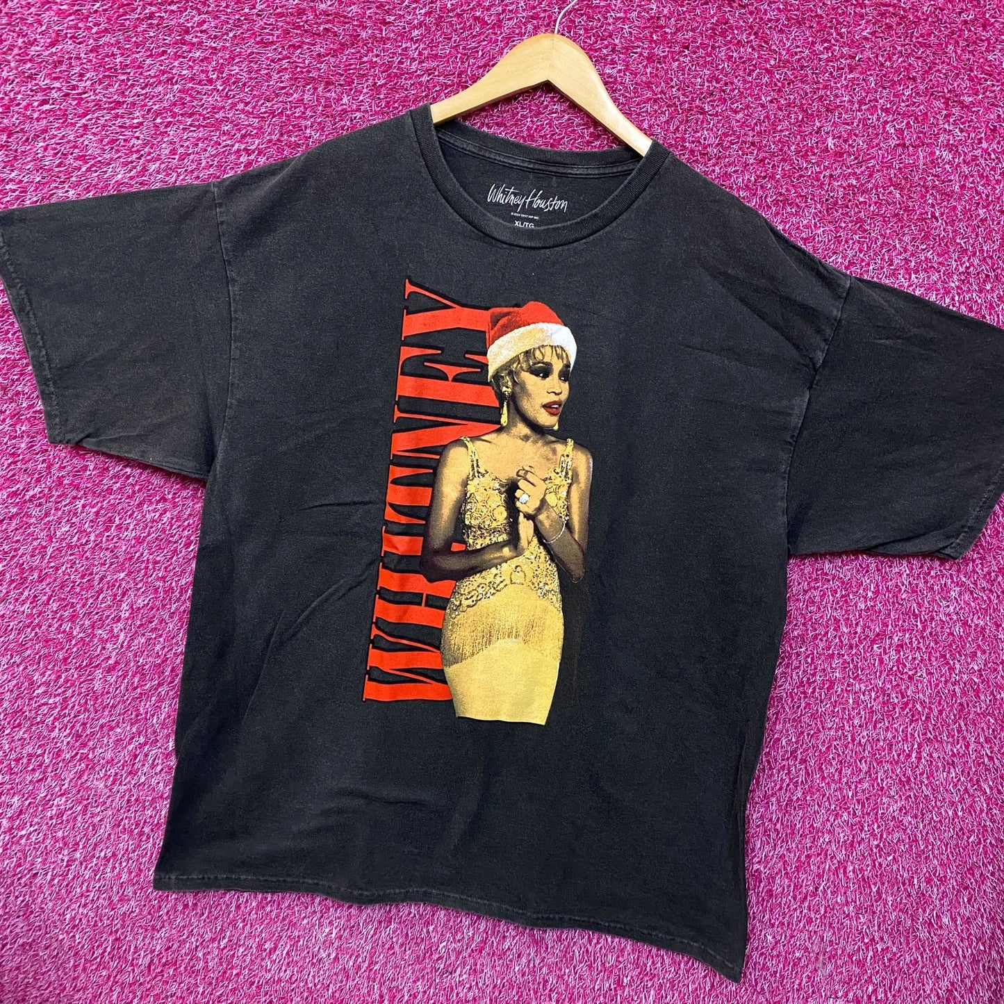 Whitney Houston One Wish For Christmas T-Shirt XL