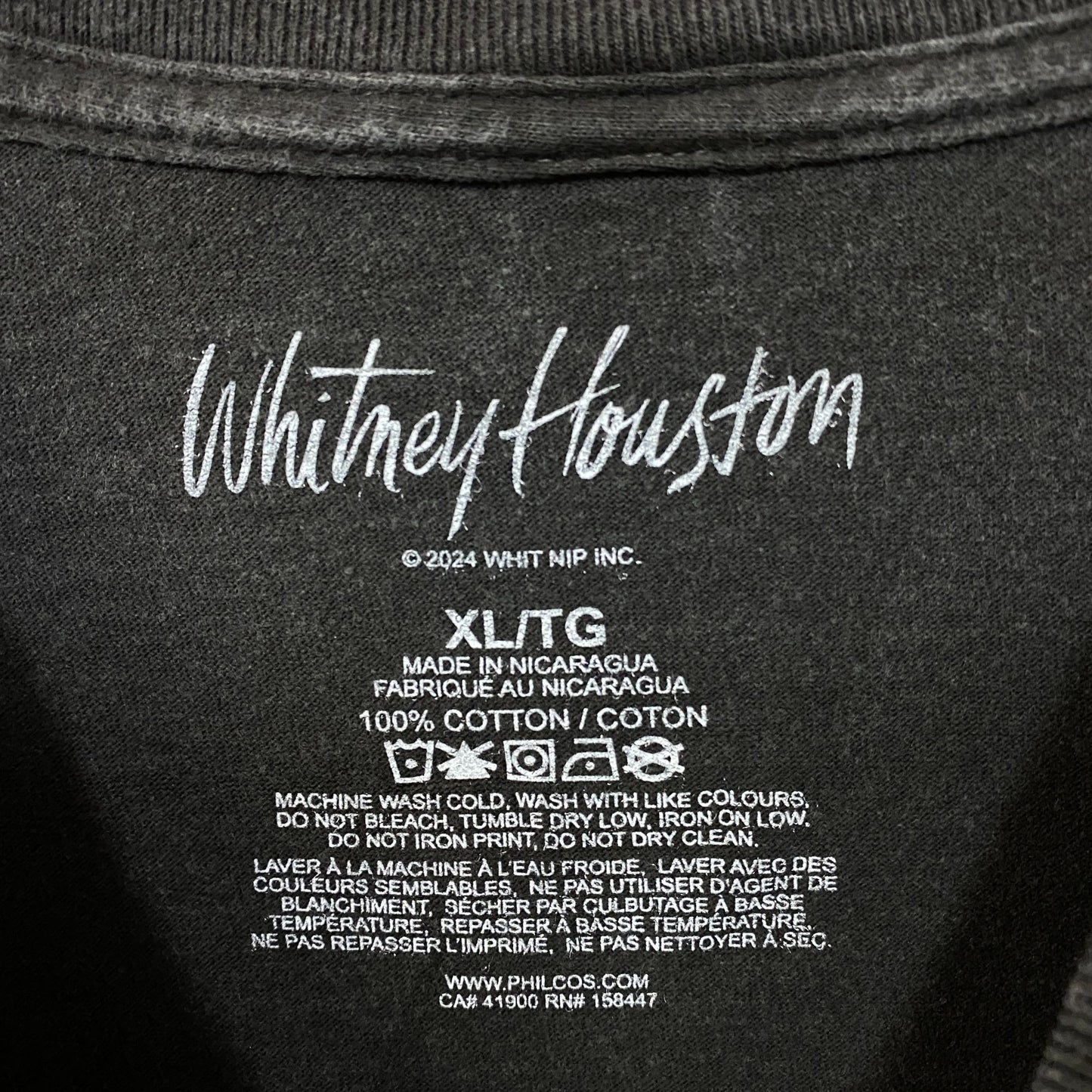 Whitney Houston One Wish For Christmas T-Shirt XL