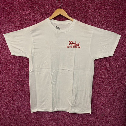Pabst Blue Ribbon Vintage Beer Can Graphic T-Shirt Large