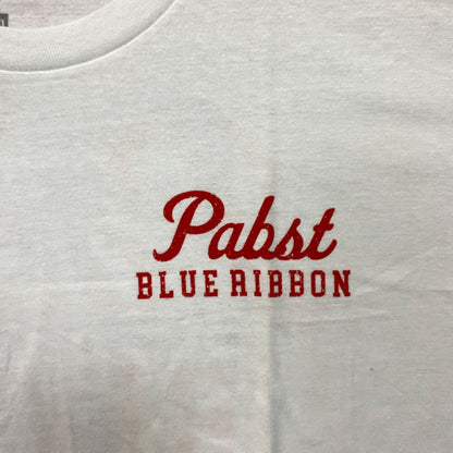 Pabst Blue Ribbon Vintage Beer Can Graphic T-Shirt Large