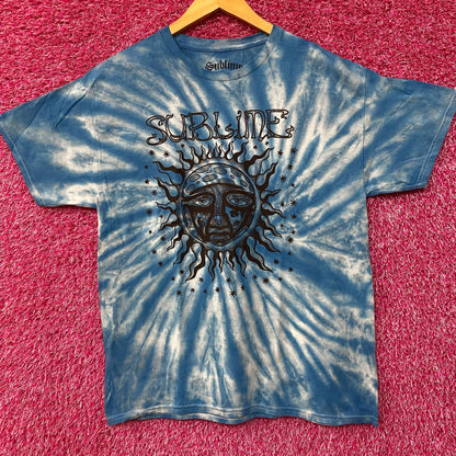 Sublime Sun Face Tie Dye Rock T-Shirt Large