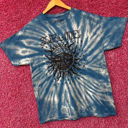 Sublime Sun Face Tie Dye Rock T-Shirt Large