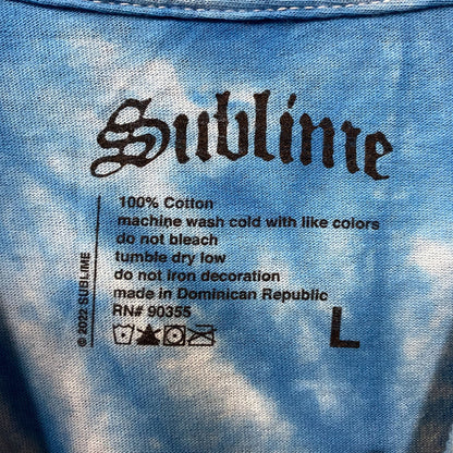 Sublime Sun Face Tie Dye Rock T-Shirt Large